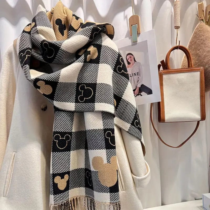 CELESTE™ | Soft Touch Plaid Scarf