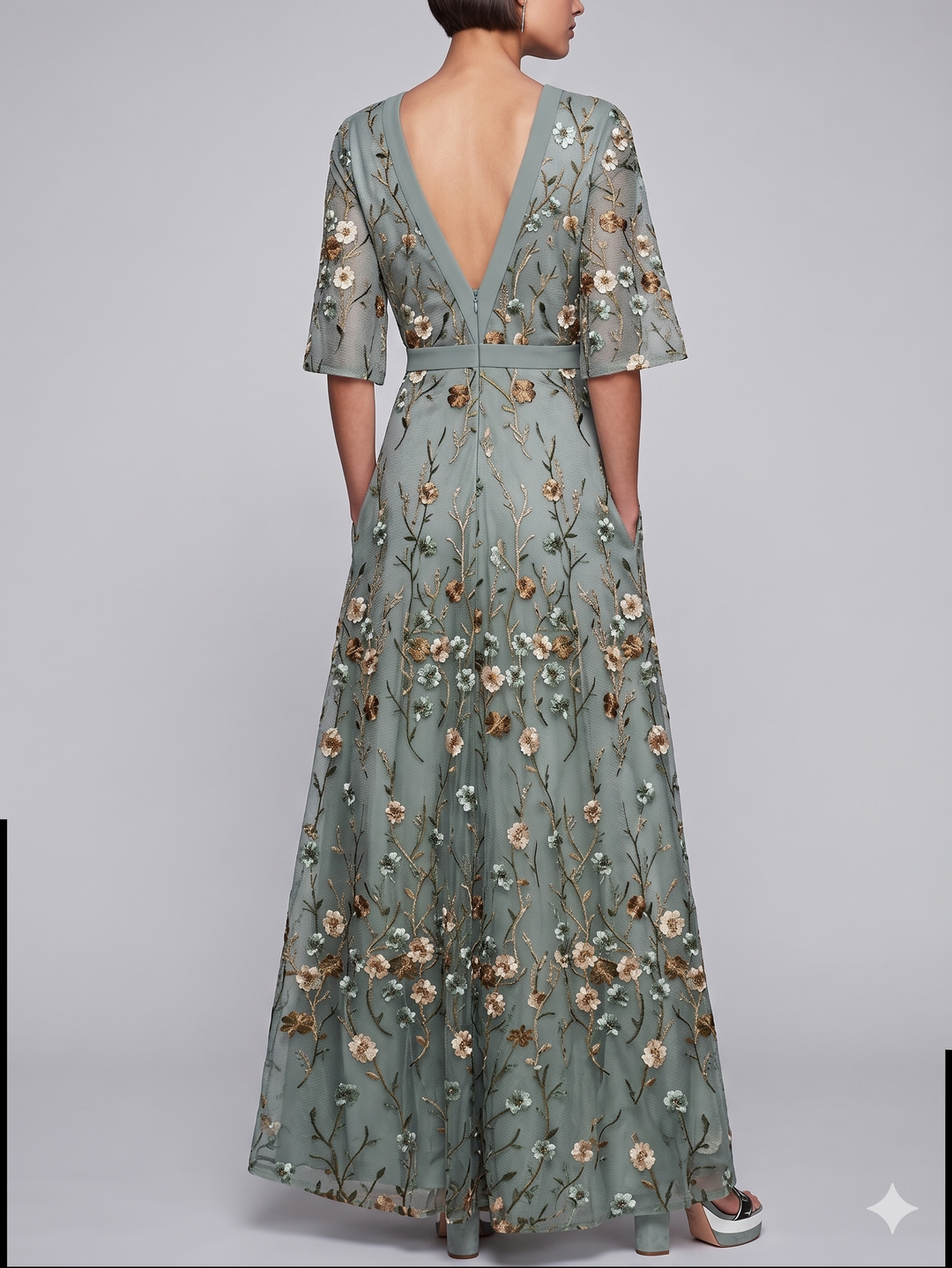 Olyvia™ Elegant long floral dress