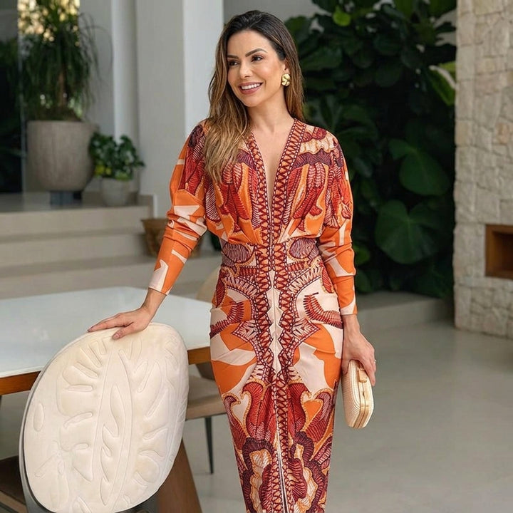 Blysse™ Elegant V-Neck Dress