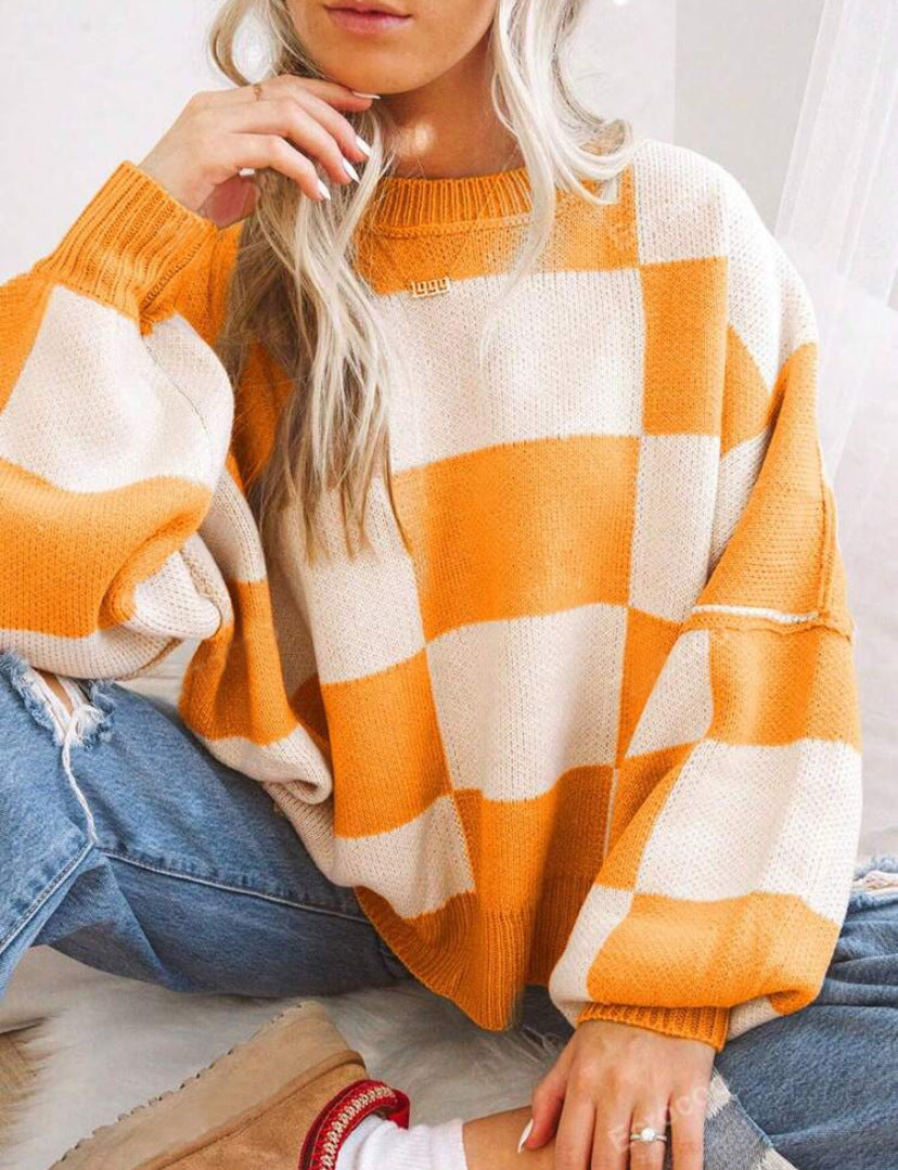 PILDA™ - Casual Long Sleeve Loose-Fit Sweater