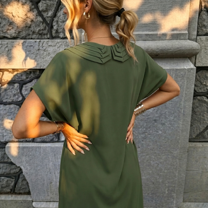 Alysa™ Elegant Half-Sleeve Dress