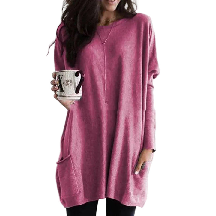 Women's Oversized Cotton Tunic Sweater for Ultimate Comfort