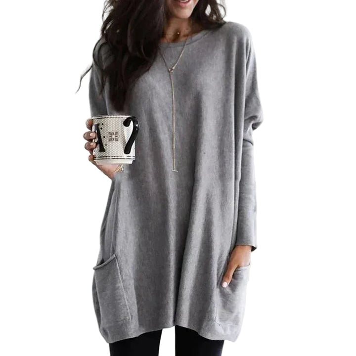 Women's Oversized Cotton Tunic Sweater for Ultimate Comfort